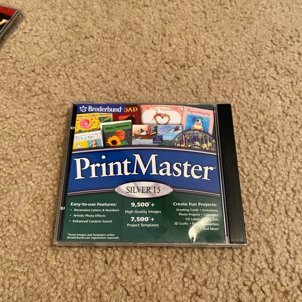💕NEW ITEM💕3/$10 PrintMaster PC CD. Bundle with other 3/$10 items & save!